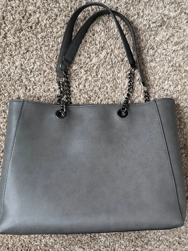 Zysun Women's 15" Laptop Tote Bag Grey - Image 3