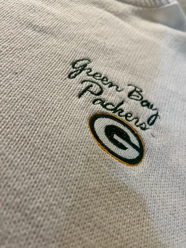 Vintage Green Bay Packers Sweater - Image 5