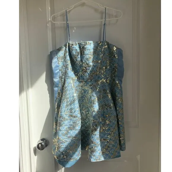 ELLIATT‎ Robe Makenzie Size Medium Beaded Embroidered Sequin - Image 6