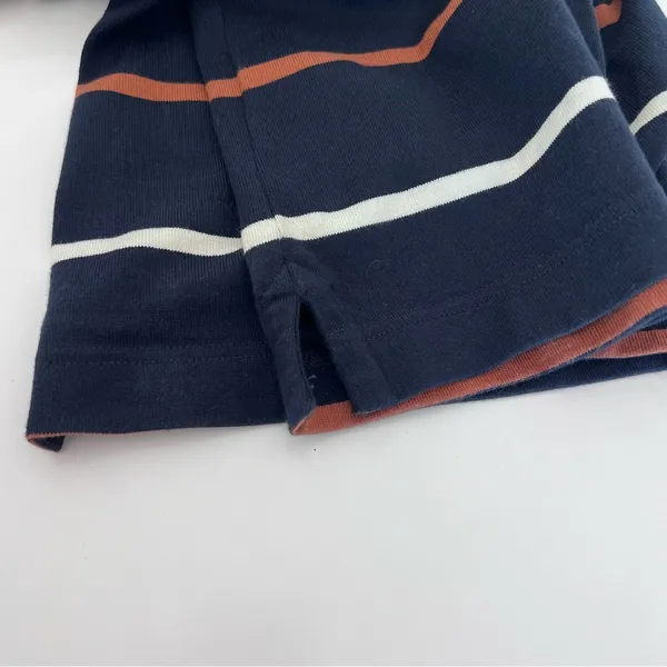 Barbour‎ Women's Oyster Stripe Cotton Knit Midi Dress Navy - Image 6