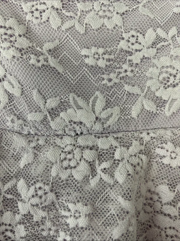 Lavender Lilac Lace Ruched Ruffle Skort Purple Size M - Image 5