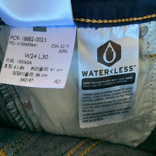 5/$25 Levi's Women's Sz 24 High Rise Skinny‎ Jeans Dark Wash Blue Denim Stretchy - Image 6