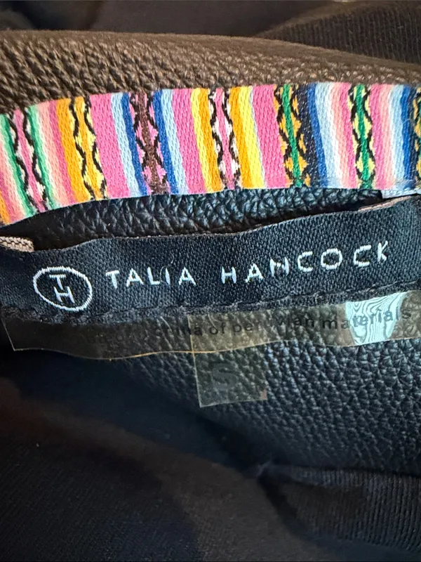TALIA HANCOCK leather jacket Black - Image 5