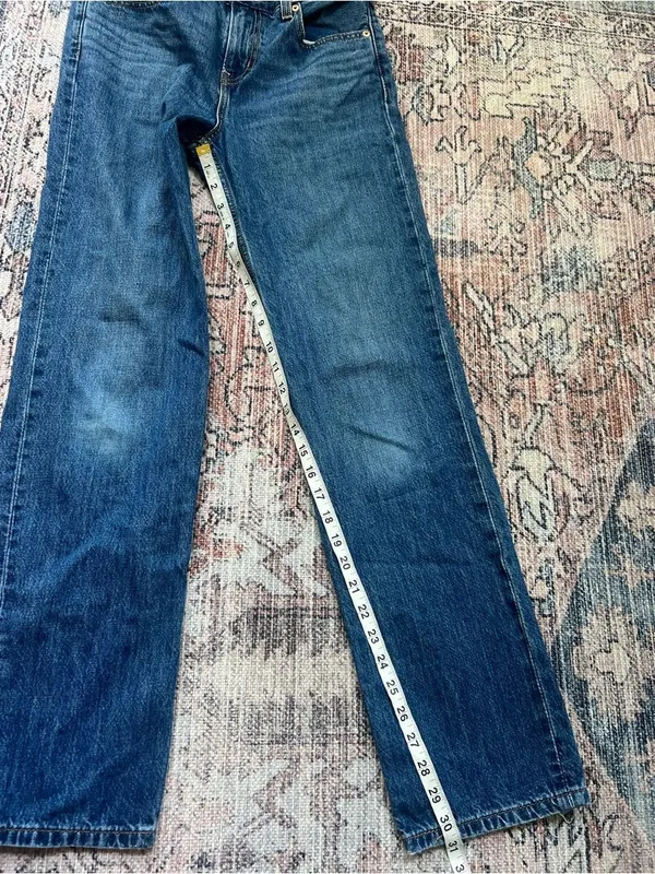 Levi's Women's Low Pro Relaxed Fit Straight Leg Jeans Denim Classic Size 25 - Image 8