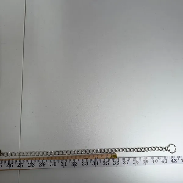 Vintage OS Chain Belt Silver Multi-Strand Boho Adjustable Y2K Accessory - Image 8