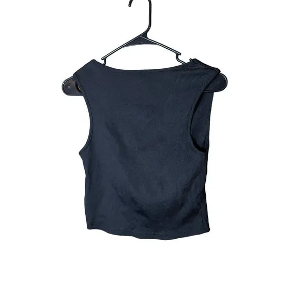 Cider Black Ruched Tank Top‎ - Image 4