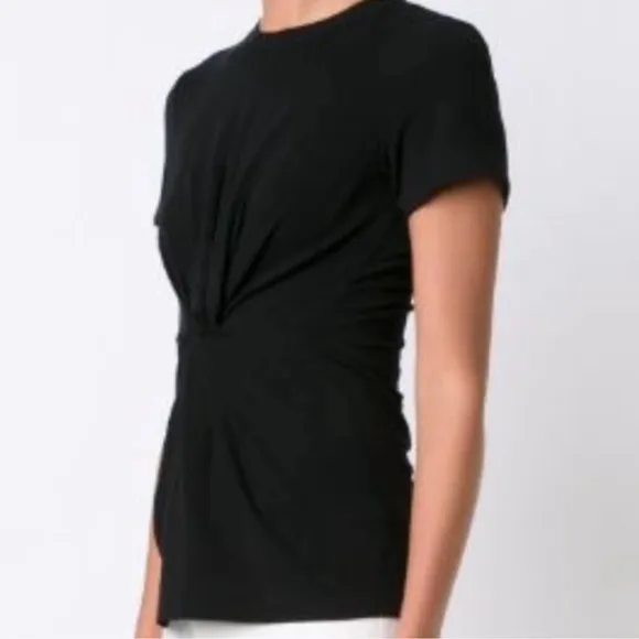 Derek Lam 10 Crosby Twist Knot Front T-shirt Size Small - Image 2