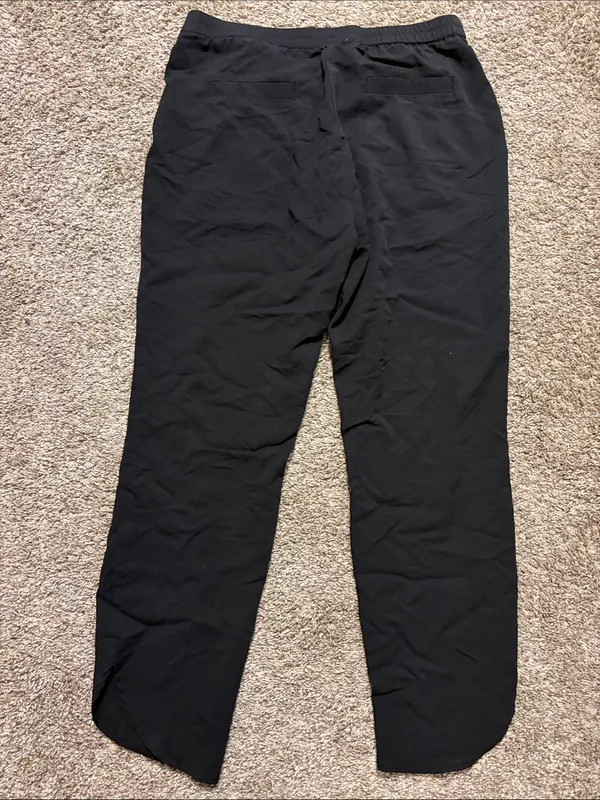 Marine Layers‎ Women’s Black Allison Casual Pull On Pants Small - Image 9