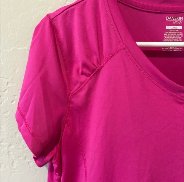 Danskin Now Magenta Short Sleeve Top - Image 5