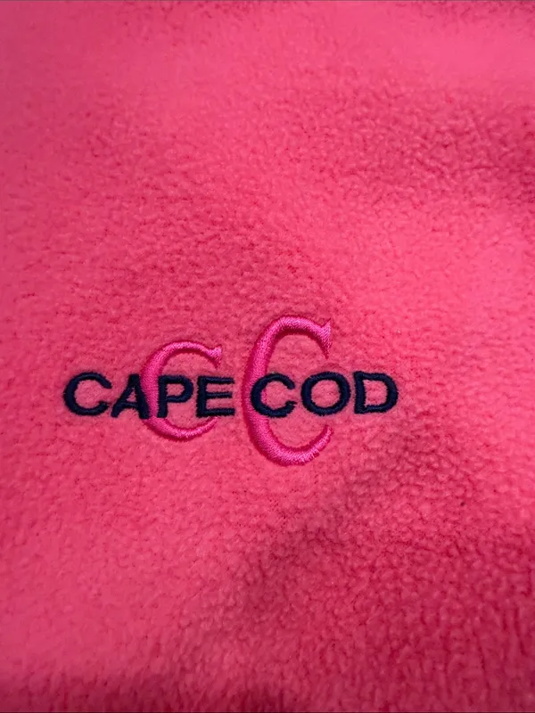 GoGo sports fleece hot pink cape cod women’s vest size large . - Image 3