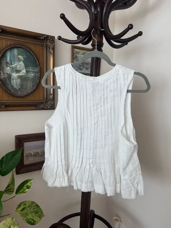 Anthropologie White Tank Top - Image 2