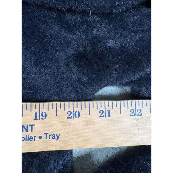 abercrombie‎ black fuzzy sweater medium soft cozy - Image 3