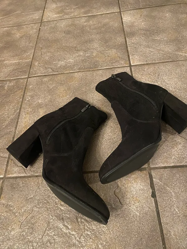 Marc Fisher black suede booties - Image 3