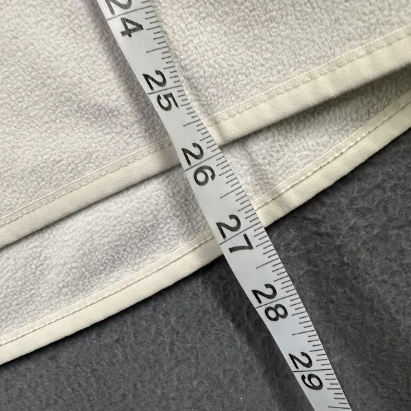 The North Face Fleece Sweater Womens Medium White 1/4 Zip Mock Neck Pullover - Image 7