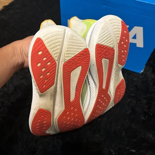 Hoka Mach multicolored athletic training running lace up shoes sneakers sz 7.5 - Image 6