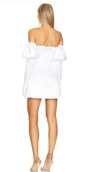 MORE TO COME Eva Strapless Dress in White Medium - Image 2