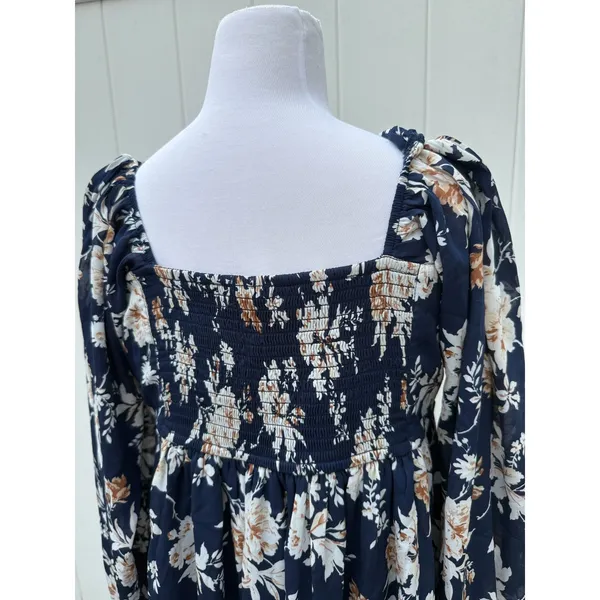 Abercrombie & Fitch Emerson Balloon Sleeve Mini Dress Size XL - Image 8