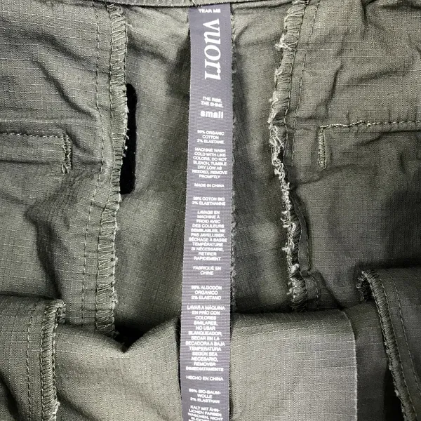 VUORI Ripstop DuraTerra Pant Women S Army Green Outdoor Hiking Travel Light EUC - Image 14