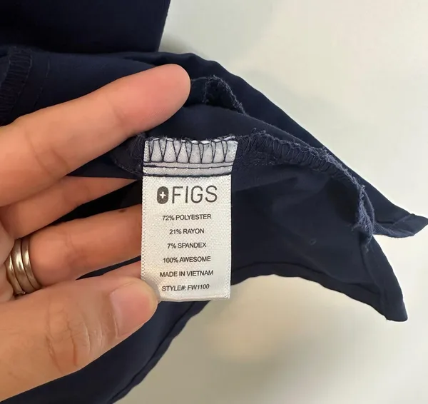 FIGS - Casma Three-Pocket Scrub Top Navy Medical Doctor Nurse - Image 7