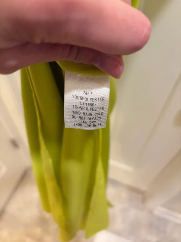 Boutique Lime Green FORE Dress - Image 7