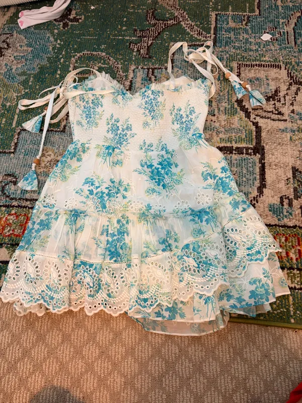 Love Shack Fancy Mini Dress Floral - Image 3