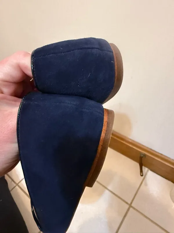 J. Crew Navy Suede Loafers - Image 6