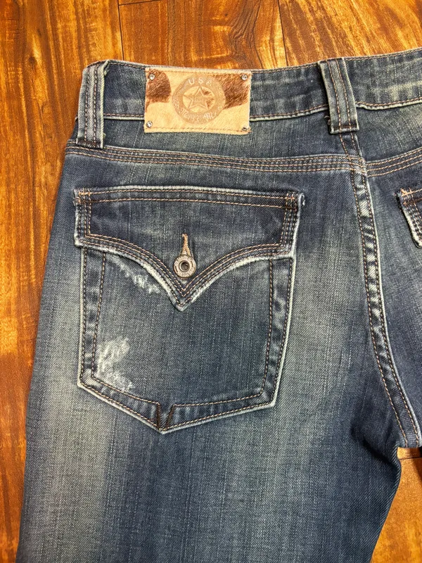 Miss Me Rare Cowhide  Jeans - Image 4