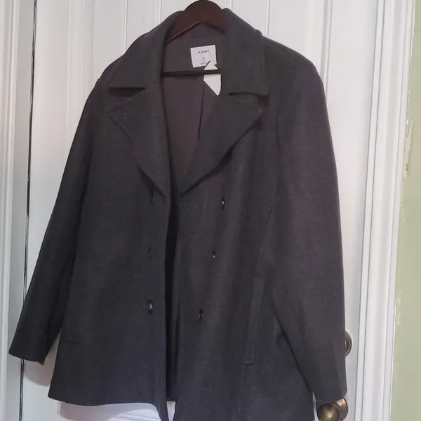Old Navy Brushed Pea Coat XXL - Image 3