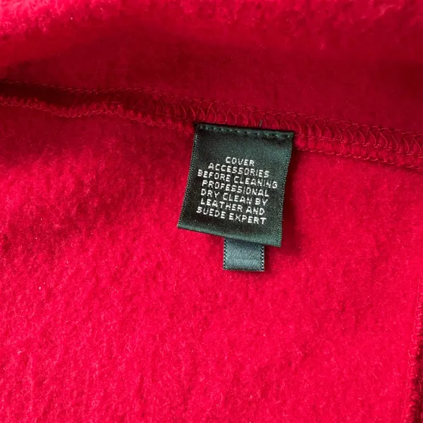 Lauren Ralph Lauren Red Toggle Jacket‎ Womens Large Black Velvet Shawl Collar - Image 9