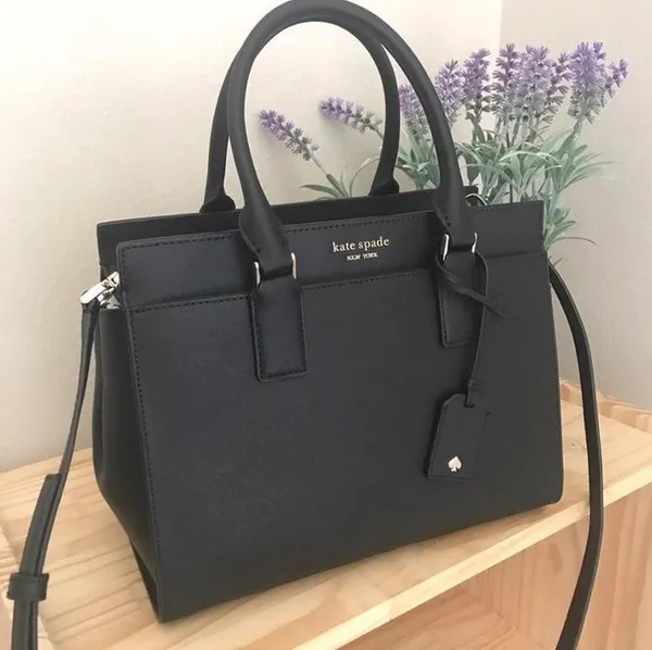 black Kate Spade Cameron Medium Satchel - Image 3