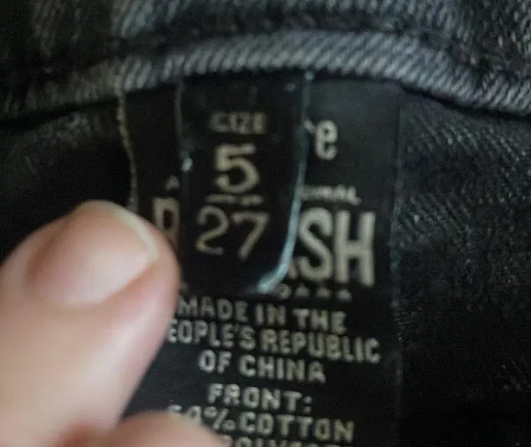 ReWash Black Ripped Jeans - Image 3