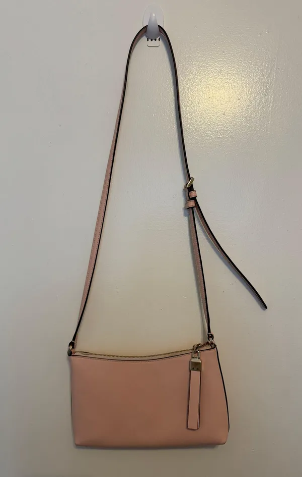 Kate Spade Sadie Crossbody Saffiano Leather Chalk Pink - Image 3