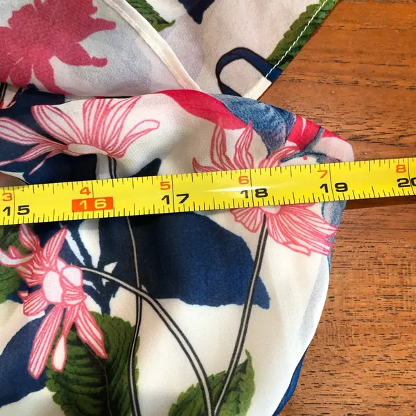 Parker Floral Pink Off Shoulder Cold Shoulder L - Image 8
