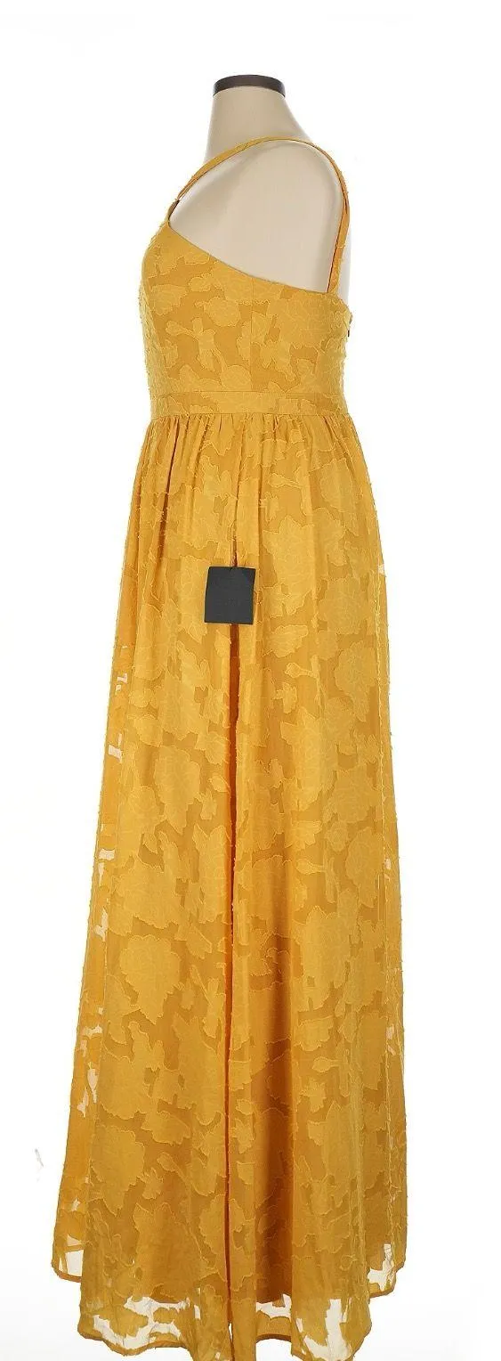 Lulus Yellow Halter Dress - Image 4
