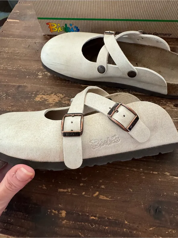 Birkenstock Birki's Dorian BF in Champagne Cream - Image 3