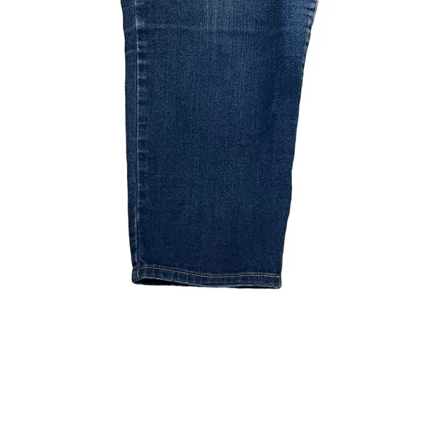 Michael Kors Womens Cropped Skinny Jeans‎ Size 10 Blue Denim Stretch 34X22.5 - Image 3