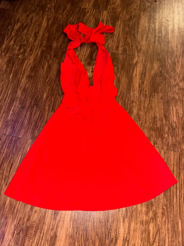 red mini dress - Image 2