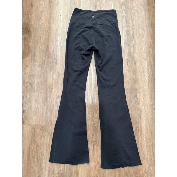 Lululemon Groove Super High-Rise Flared Pant Black Nulu Yoga Pants LW5FG2S 6 - Image 2