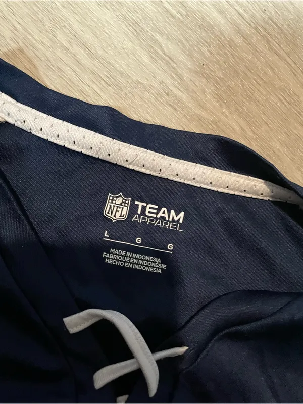 NFL Navy and White Dallas Star Short Sleeve Tee - Image 2