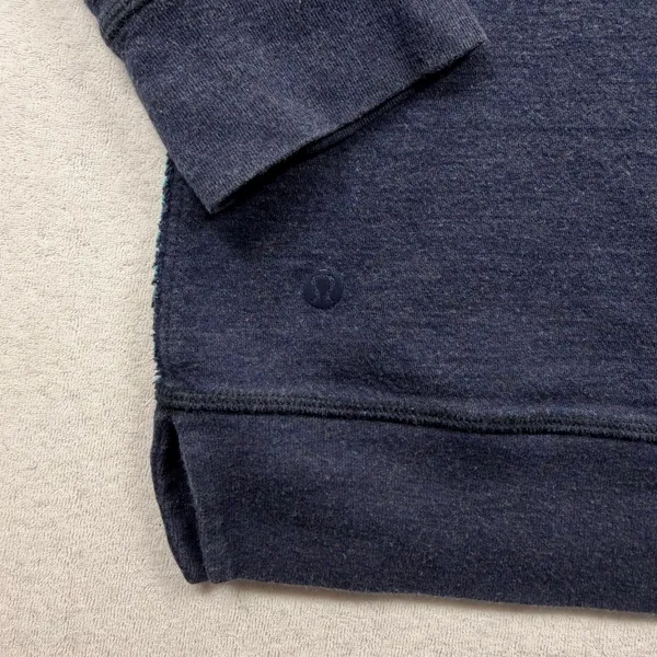 Lululemon Reversible Crewneck Sweatshirt Women’s Large Blue Striped Pullover - Image 4