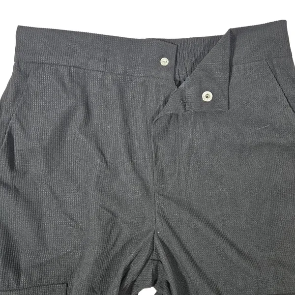 AREA STARS Black Corduroy Cargo Jogger Pants Women's Size Medium‎ - Image 3