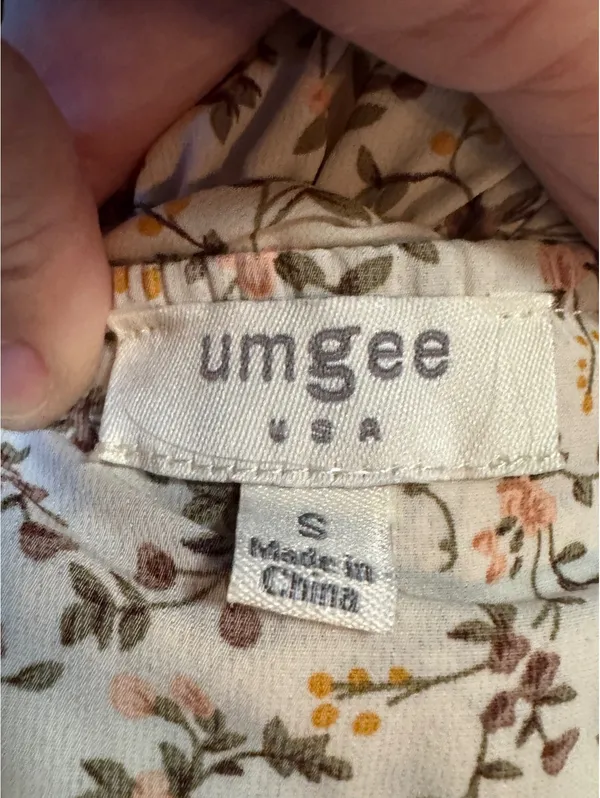 Umgee Off-Shoulder Floral Jumpsuit with Ruffle Detail, S - Image 3