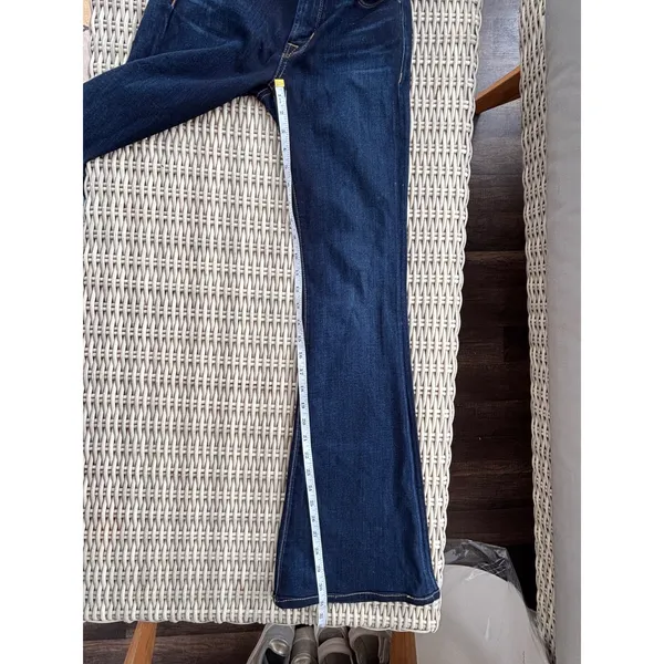 Hudson Mia‎ 5 Pocket Mid Rise Flare Jeans 25 boho flattering layered retro modal - Image 8