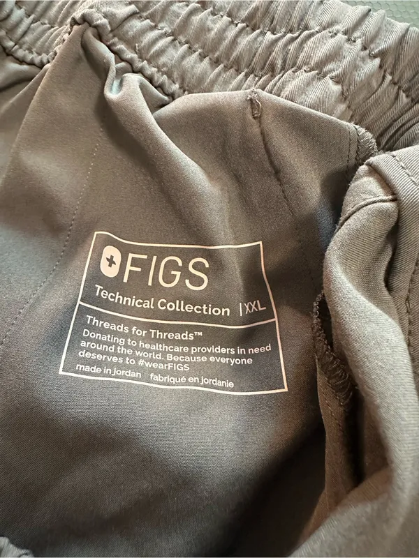 Figs uman jogger green teal string PO5620 size XXL - Image 3