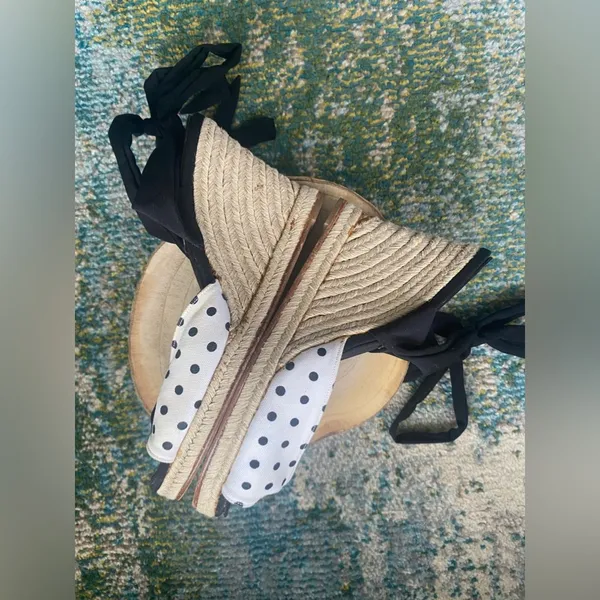 Y2K Té Casan G’auluce Seldi limited edition polka dot espadrilles, size EU 37 - Image 10