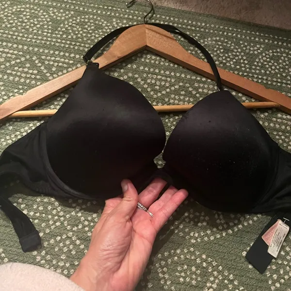 Victoria's Secret halter Push up, Blk Sz 36D - Image 4