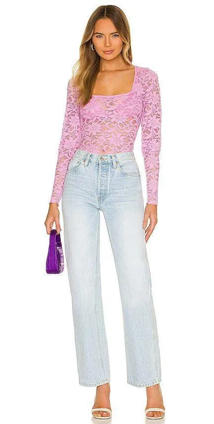 Free People NWT X REVOLVE Long Distance Layering Top in Flower Trail - Image 5