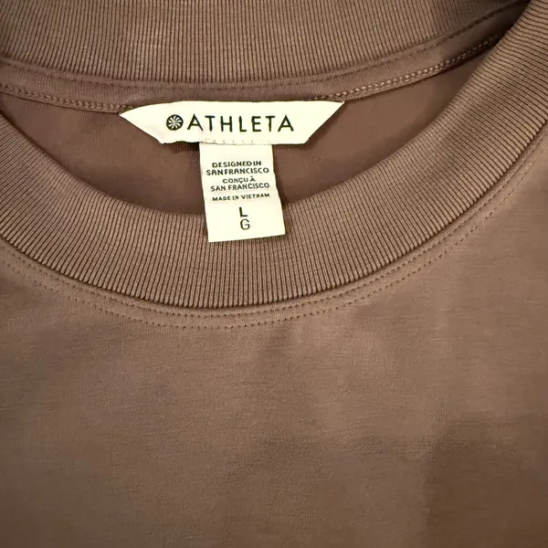 Athleta Mauve Crewneck Top - Image 2