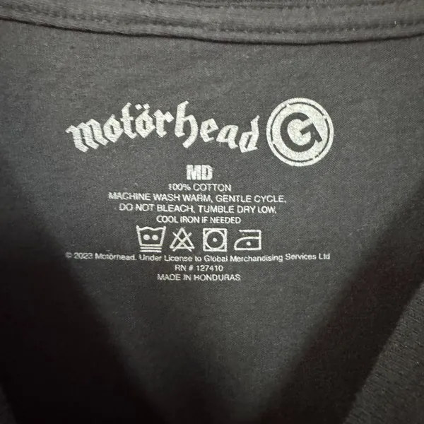 Motorhead The Ace of Spades AlbumArt Heavy Metal Band Tee M - Image 4