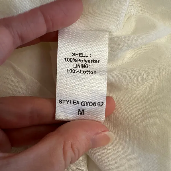DO+BE White Strapless Sweetheart Mini‎ Dress Medium NWT Tie Front Scallop Trim - Image 9